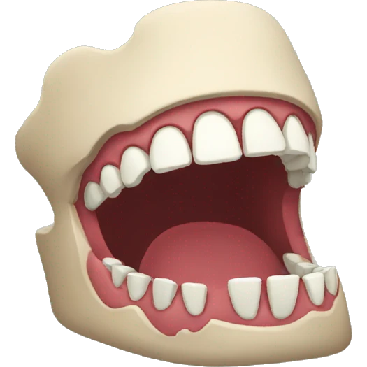 Jaw emoji