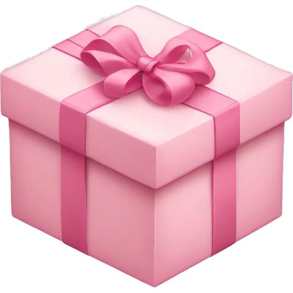 light pink gift box emoji