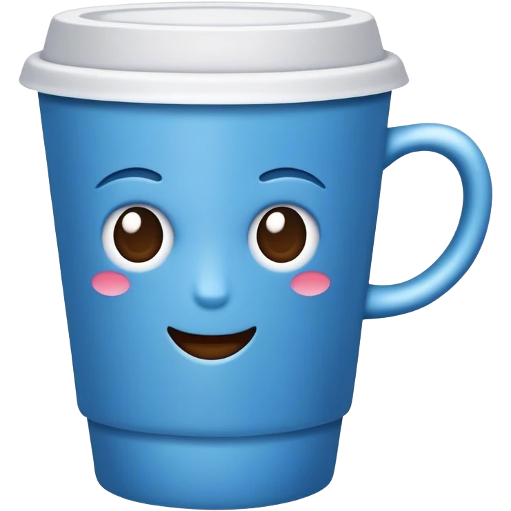 blue coffe emoji