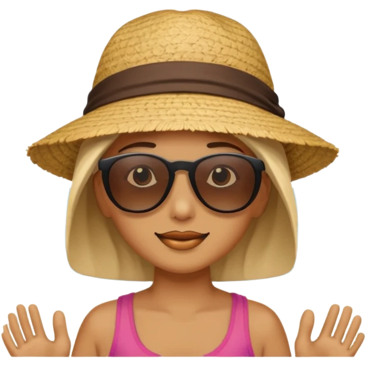 Me on the beach emoji