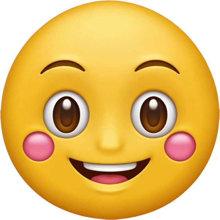 Emoji amarillo mordiéndose la uña (😊+💅) emoji