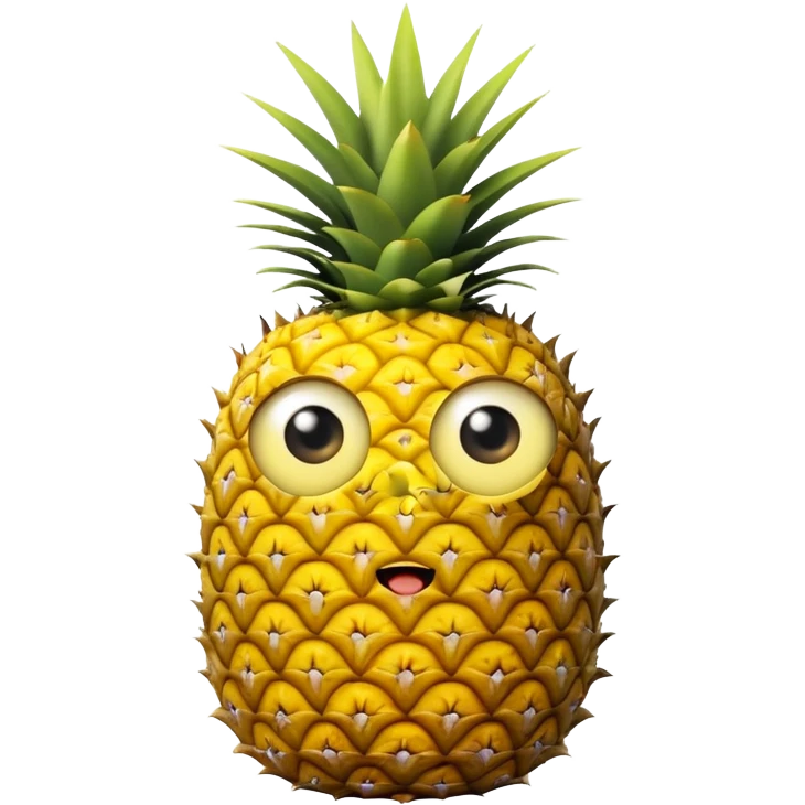 pineapple with eyes emoji
