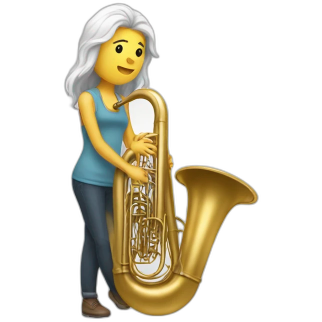 Long-hairwhitemale-playing-tuba emoji