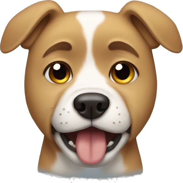crying dog emoji