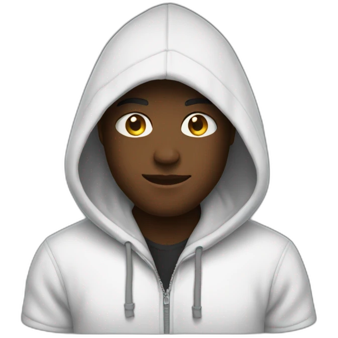 black hoodie  emoji