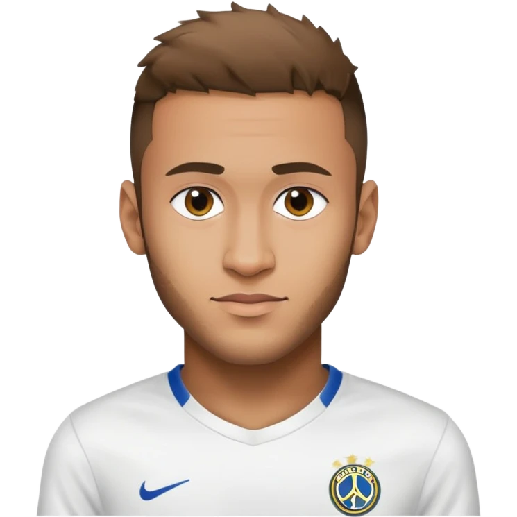 Muslim Neymar white t shirt emoji