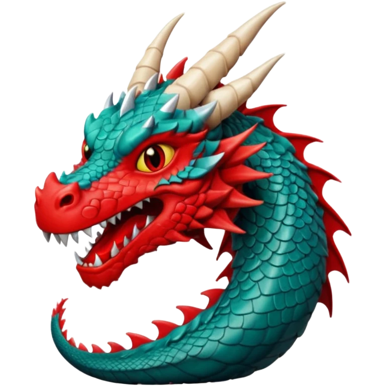 Dragon with slay nails and lips emoji