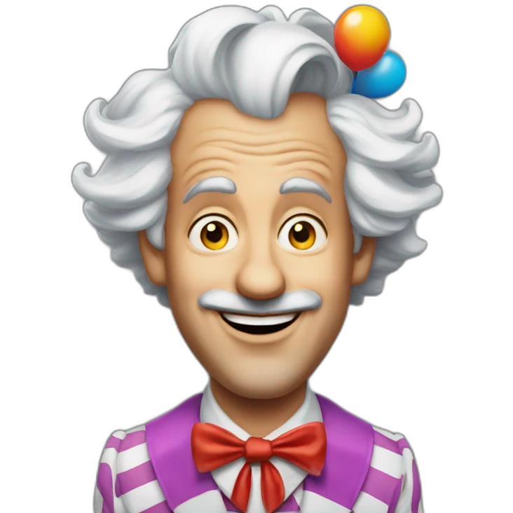Gerald Darmanin en clown emoji