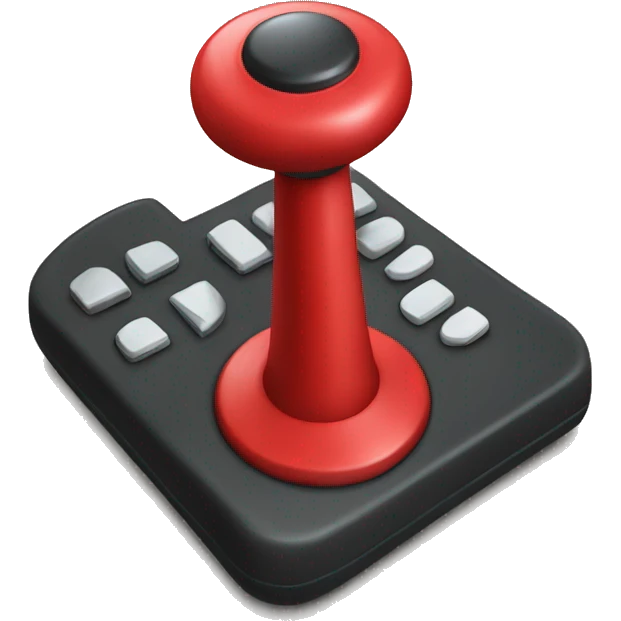 red joystick emoji