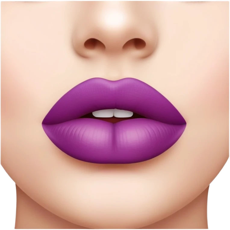 Mauve lipstick emoji