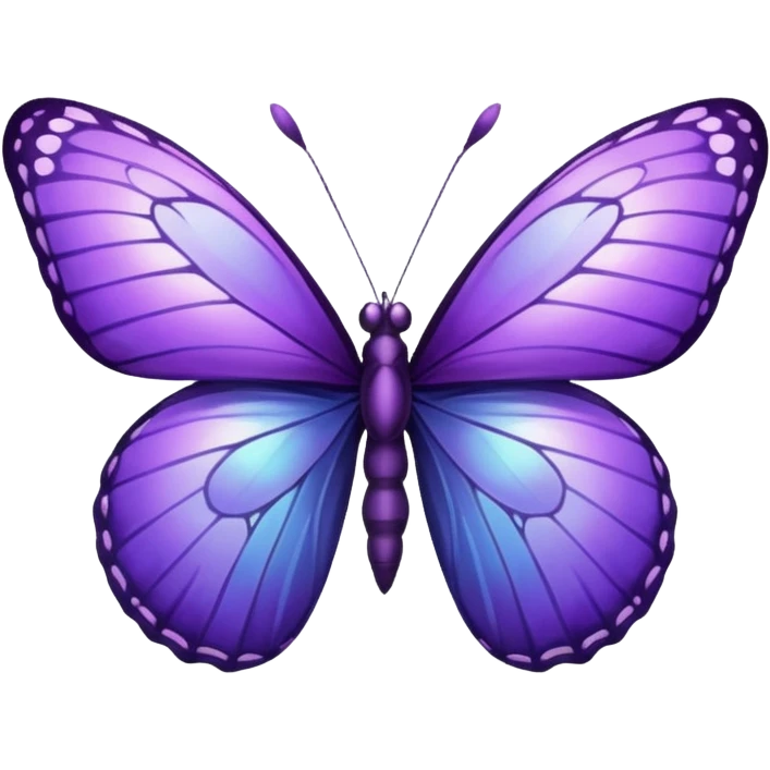 mariposa morada emoji