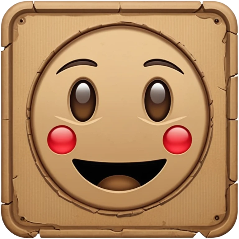 cardboard sign emoji