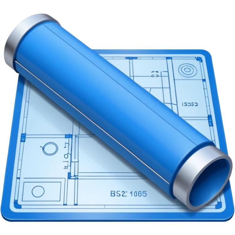 blue construction drawing emoji