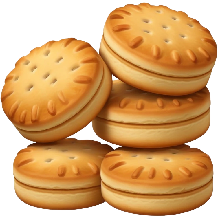 Big round Biscuits  emoji