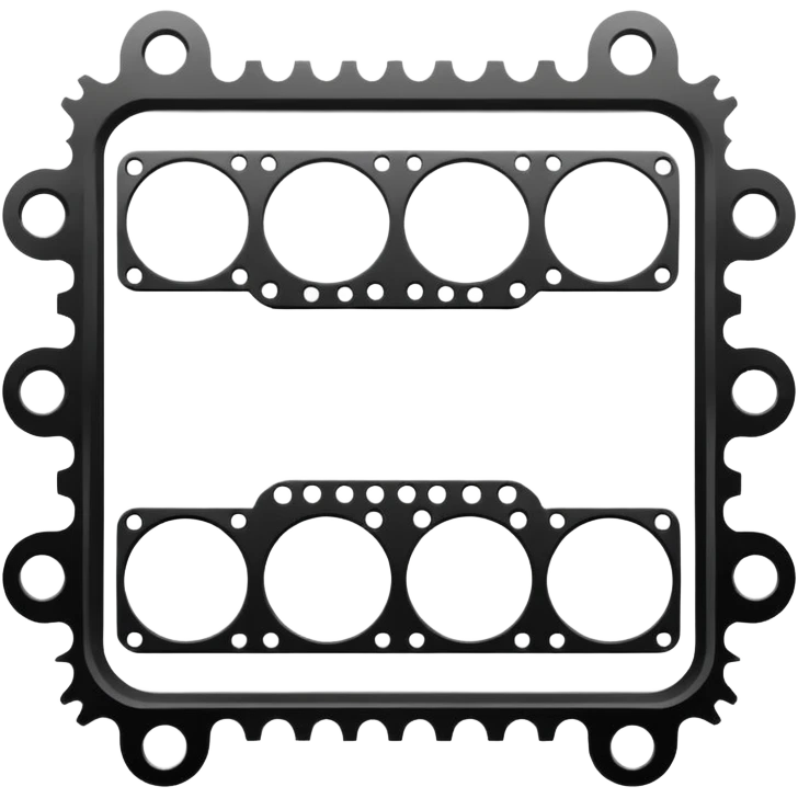 Minimalist film strip with empty frames and sprocket holes along both sides, black and white, iOS emoji style emoji