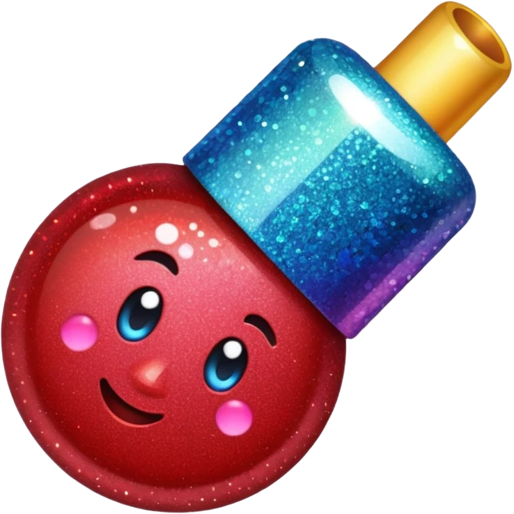 red glitter role emoji