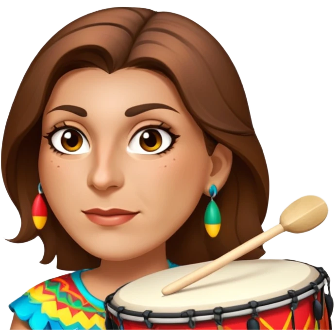 Festive Drummer emoji