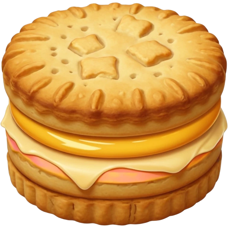 Biscuit without face  emoji