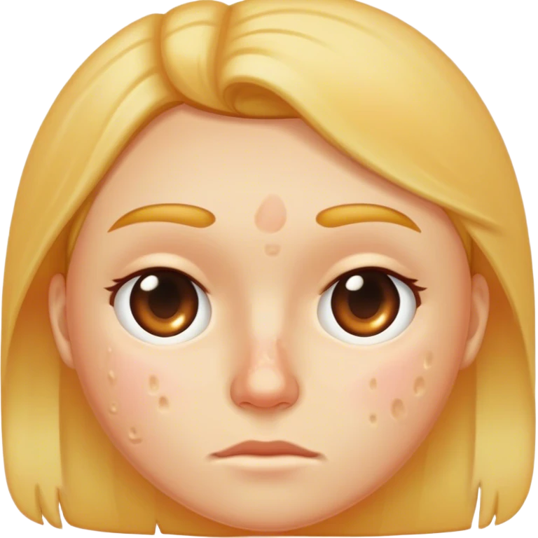 a lot of acne emoji