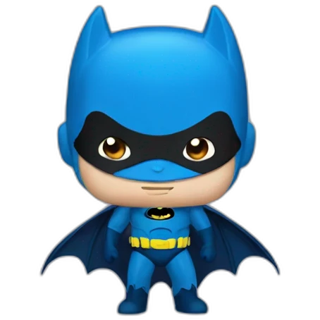 Bat man blue emoji