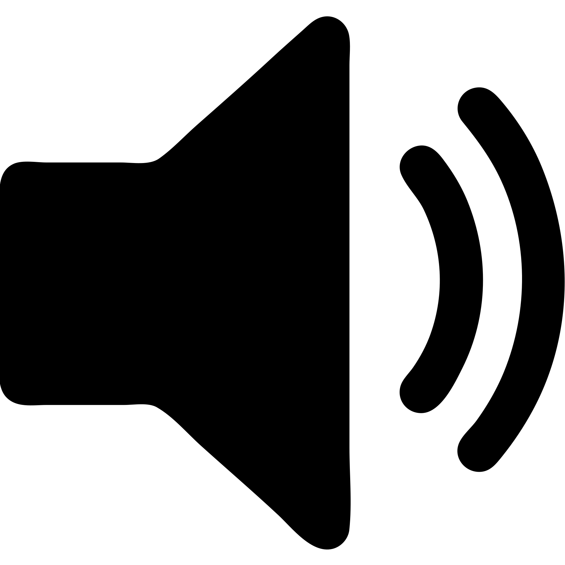 solid filled loudspeaker icon emoji