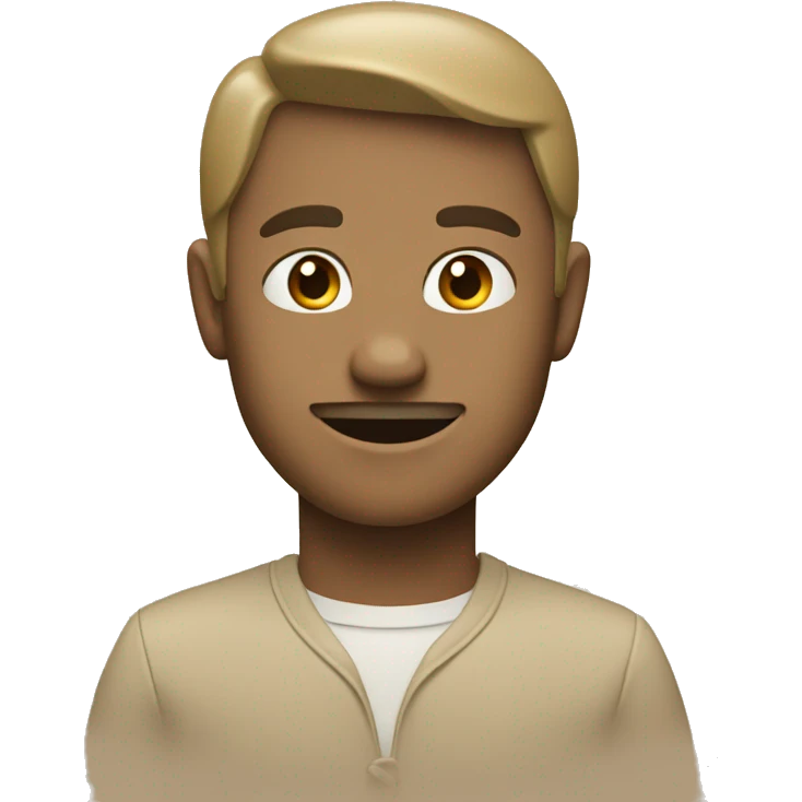 Netflix Icon in beige emoji