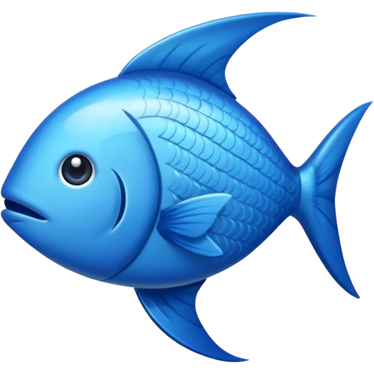 Christian fish blue emoji