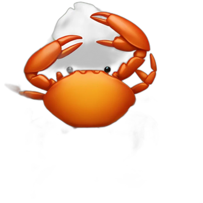 Crabe in a tree emoji