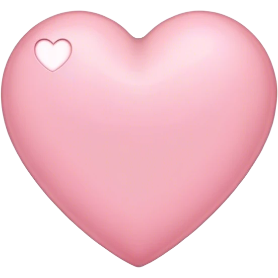 light pink heart  emoji