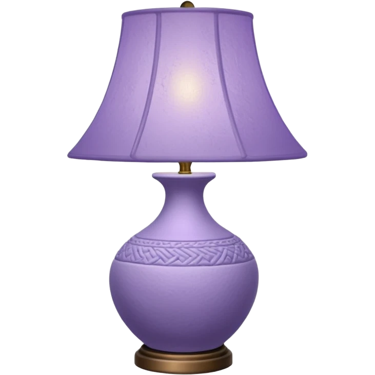 Lavender aesthetic decoration lamp emoji
