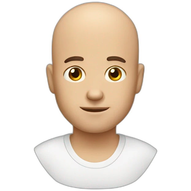 Baldness emoji