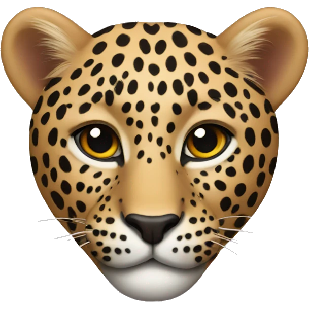 Leopard heart  emoji