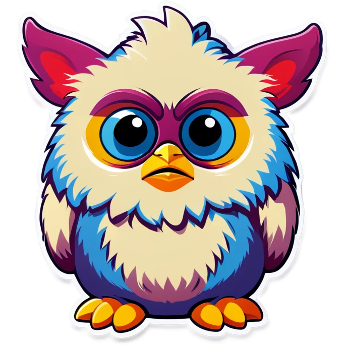 Unemployed sad furby emoji