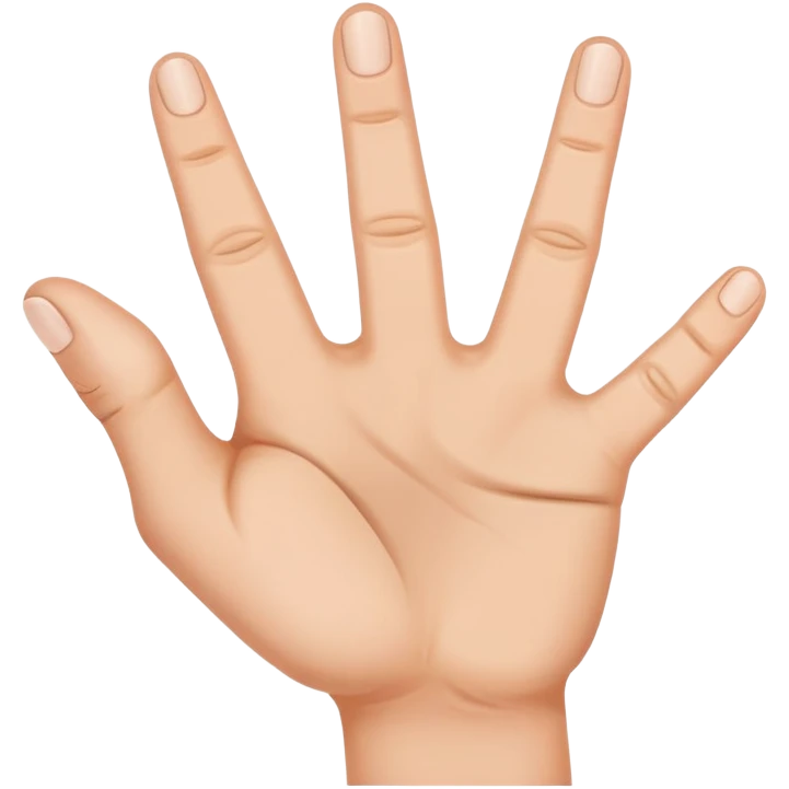 A hand with five fingers with only the middle finger up emoji