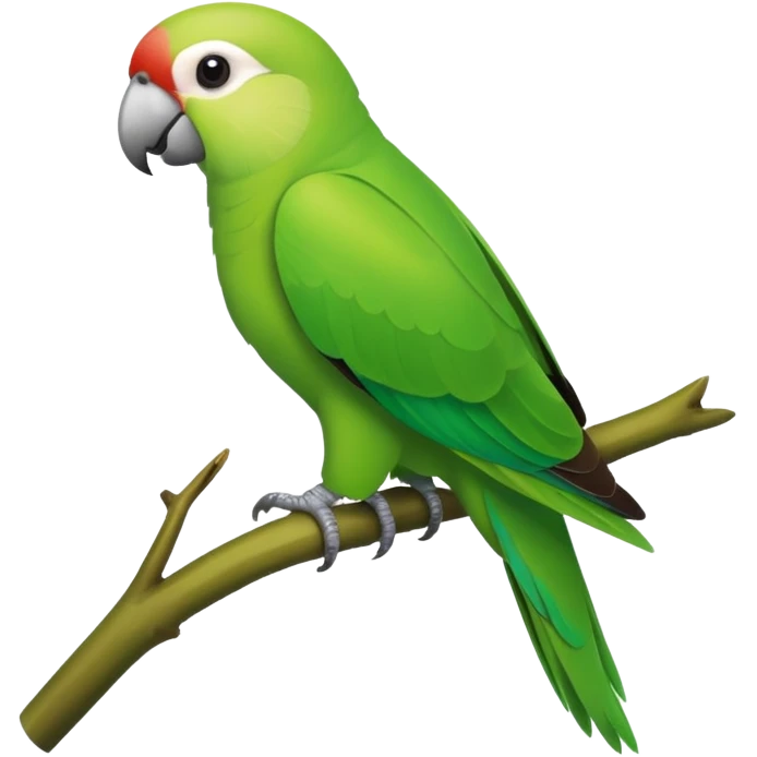 Green Quaker Parrot emoji
