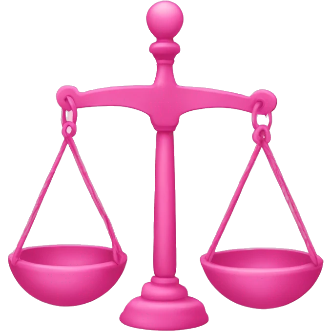 pink scale emoji