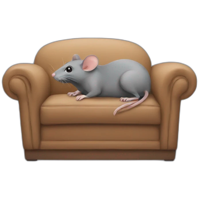 rat couch emoji