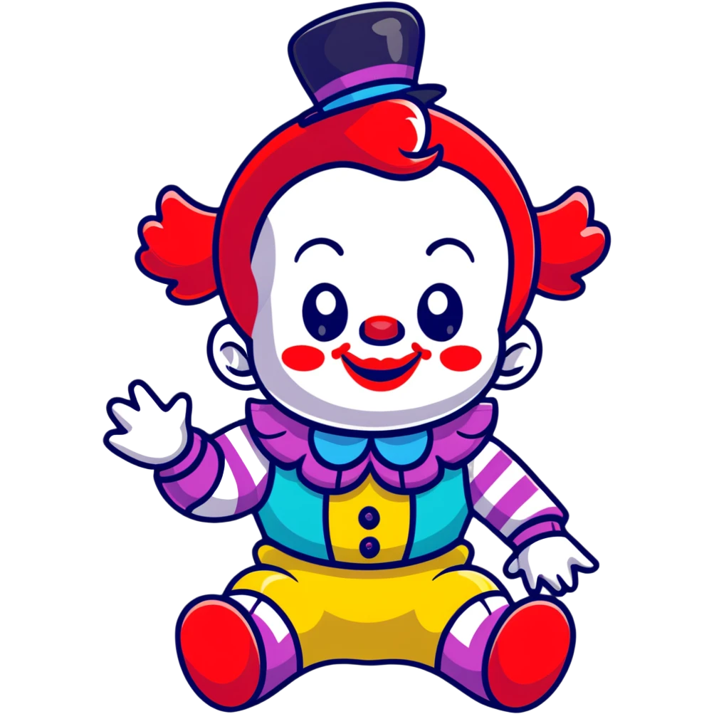 Circus Baby from Five Nights at Freddy's Sister Location, clown girl animatronic emoji