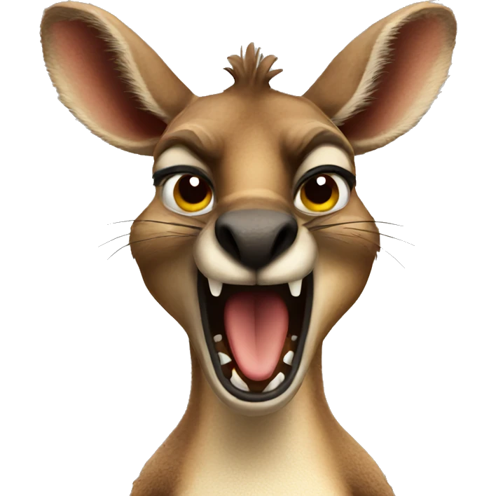 angry Kangaroo emoji
