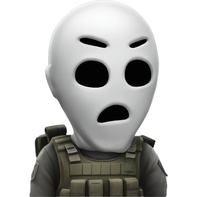 Ghost from Cal Of Duty  emoji
