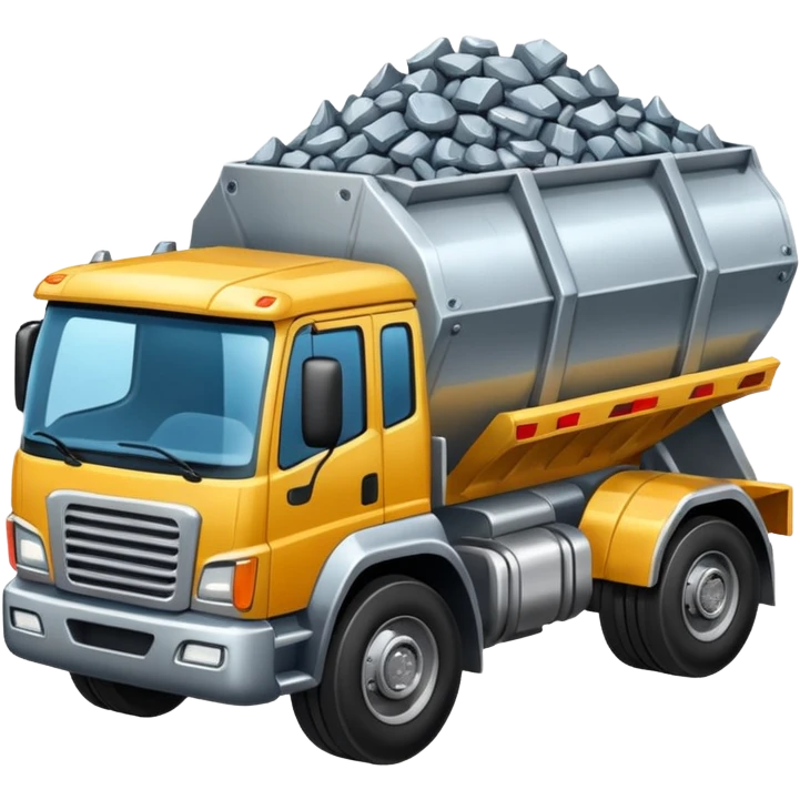 ore truck with silver ore emoji