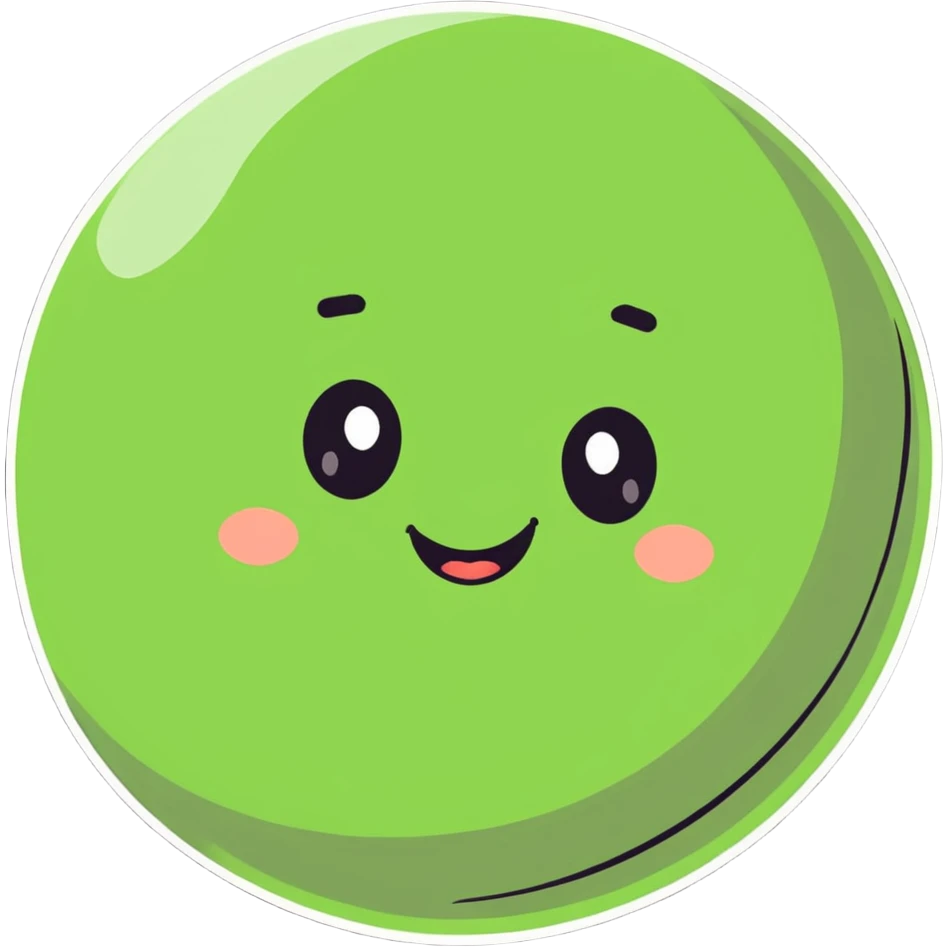 earth planet with cute smiling face, happy expression emoji