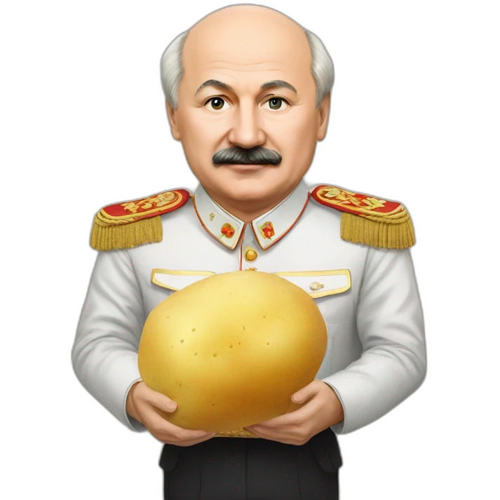 lukashenko with potato emoji