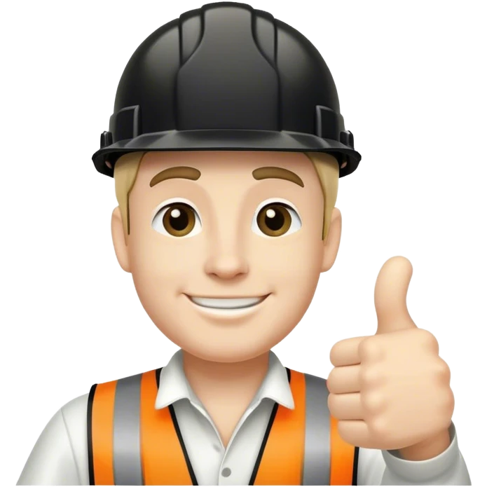 Purdue Pete thumbs up black hard hat emoji