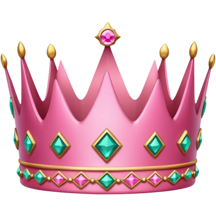 Crown little pink emoji