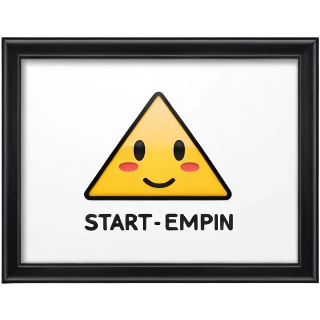 line with banner above saying start emoji