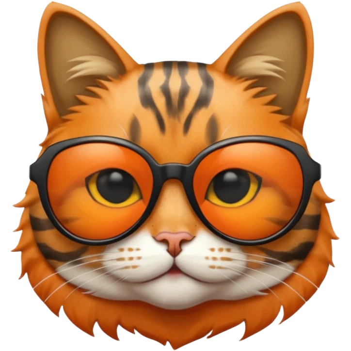 Cat wearing sunglasses emoji