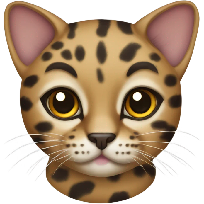 Leopard cat emoji