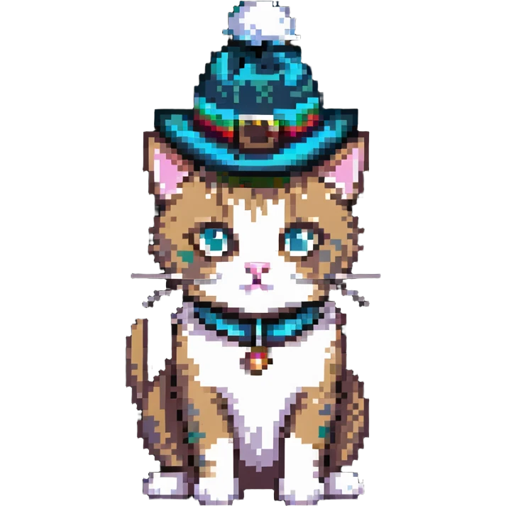 cat wearing a hat emoji