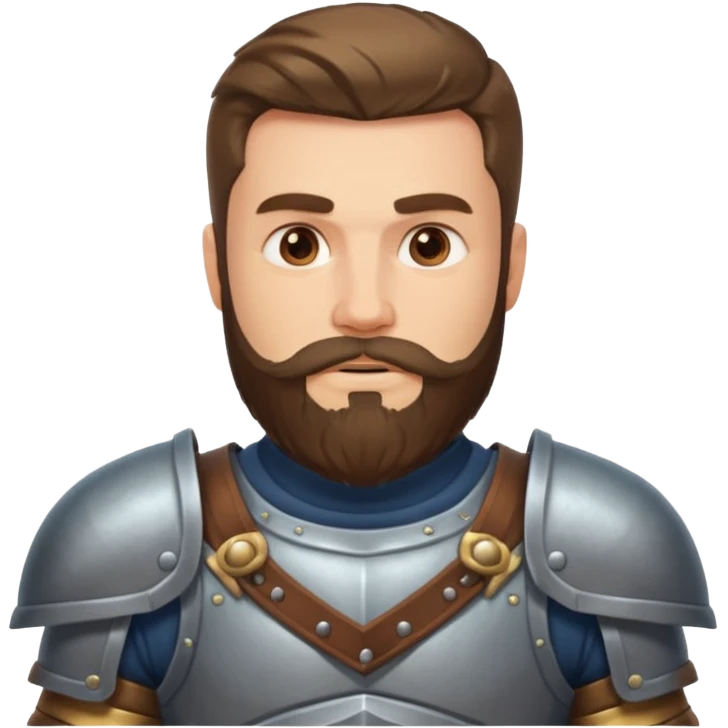heroic man with beard emoji